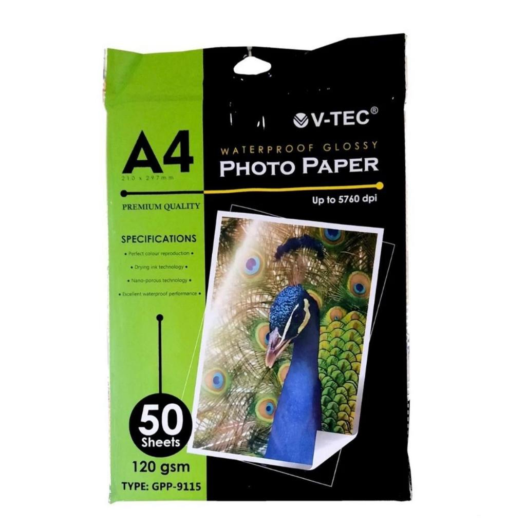 

GLOSSY PAPER V TEC 120 GSM