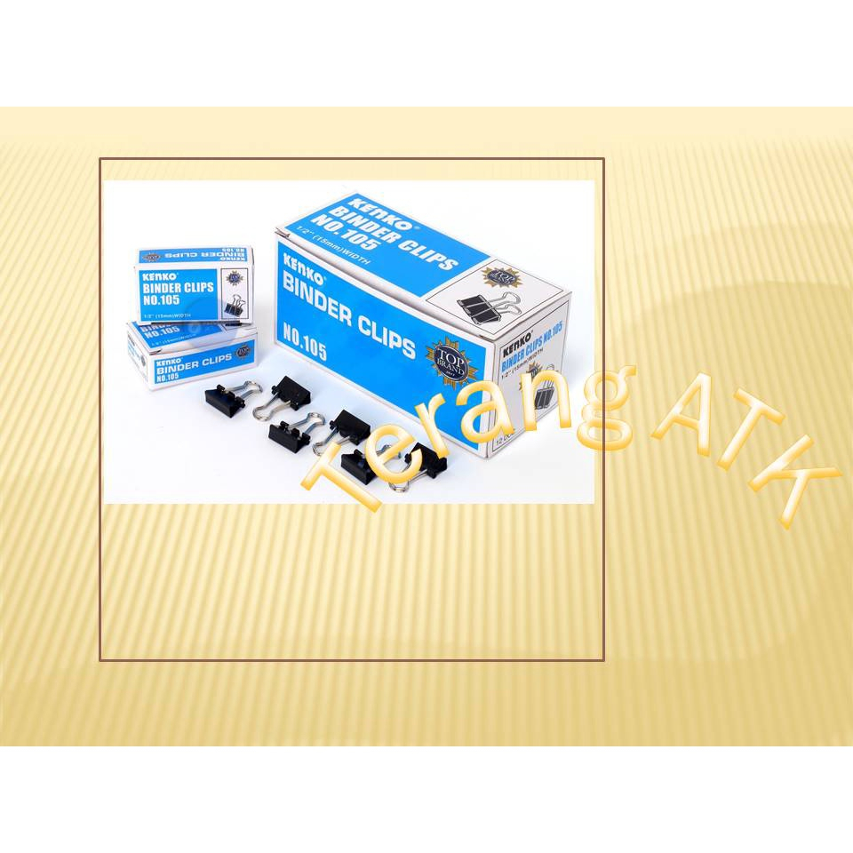 

Binder clip No. 105 Merek Joyko [Isi 12 kotak]