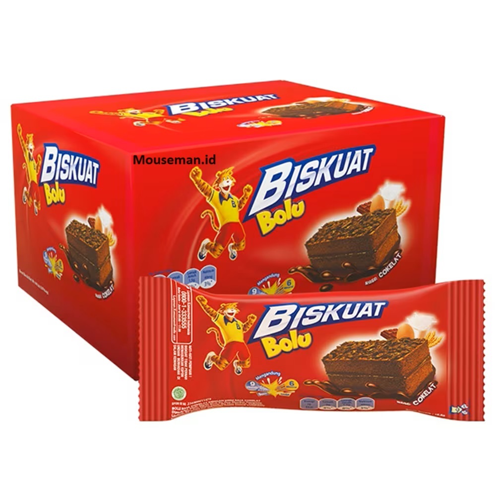 

BISKUAT BOLU RASA COKLAT DENGAN KRIM RASA COKELAT 16gr