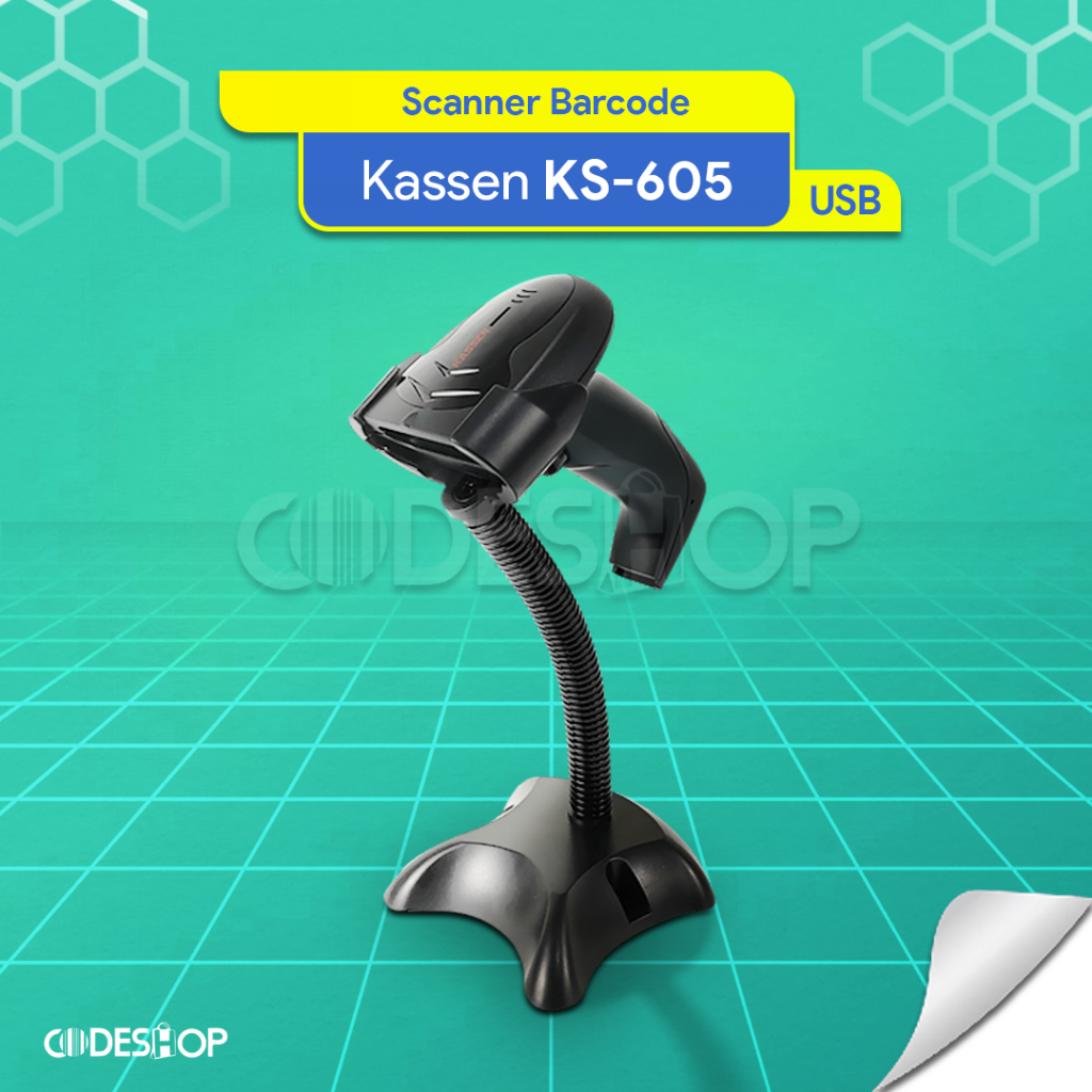 Scanner Barcode Kassen KS-605 / KS605 / KS 605 USB Imager 2D 1D