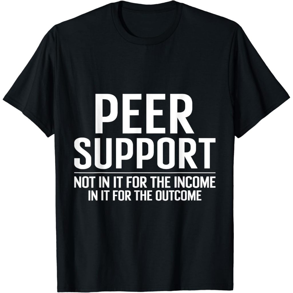 Baju Dewasa PSS Peer Support Specialist T-Shirt Fashion Pakaian Atasan Kaos Laki Pria Wanita Model T