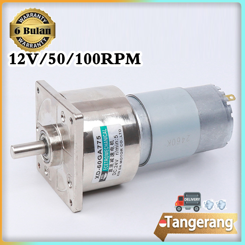 60GA775 Motor DC Gear Box 50-RPM / 100-RPM XD-60GA775 Gir Box
