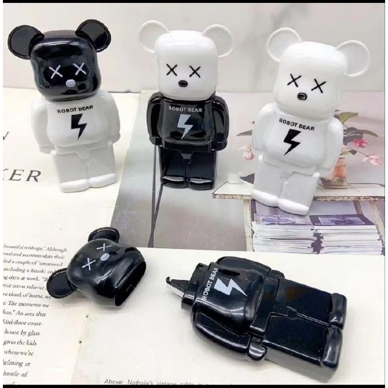 

Correction Tape/ Tipe-X Bentuk Robot Bear / Robot Beruang Popobe 10 Meter