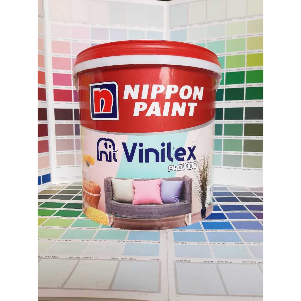 CAT ADUKAN VINILEX PRO 1000 4,5KG/CAT TEMBOK DALAM VINILEX PRO 1000 4,5KG DENGAN VARIAN WARNA