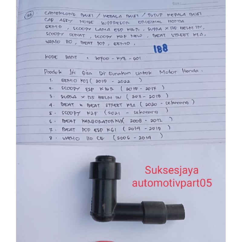 cangklong busi original honda genio scoopy vario supra x 125 beat karbu beat pop