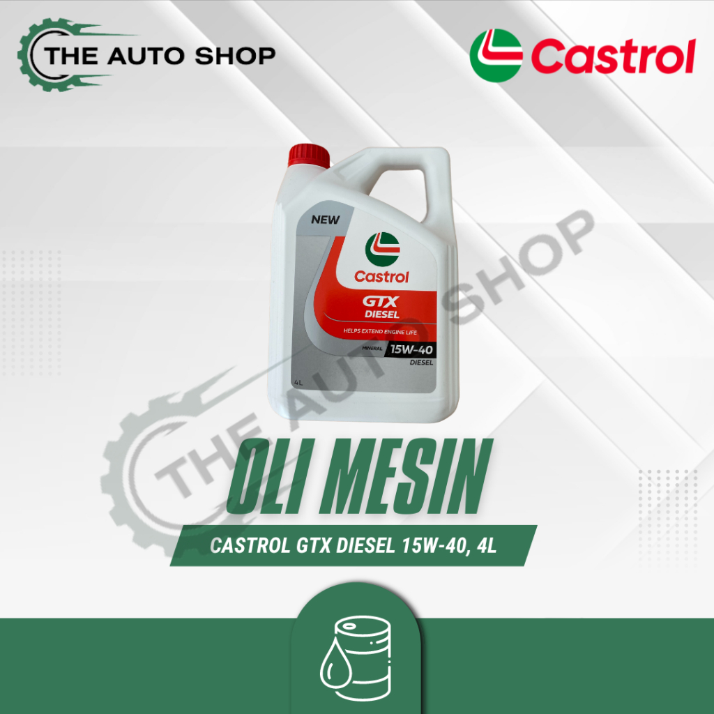 Oli Castrol GTX Diesel 15W-40, 4L