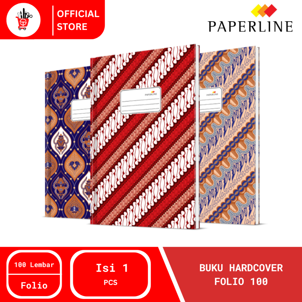 

Buku Hardcover Folio 100L Paperline (1pcs)