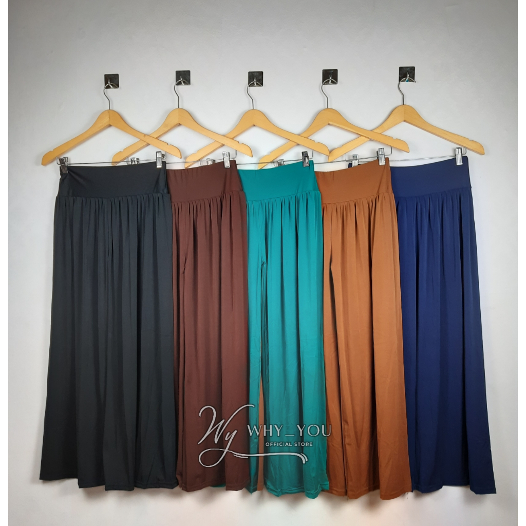 Why You  - CELANA KULOT REMPEL JERSEY - KULOT JERSEY JUMBO