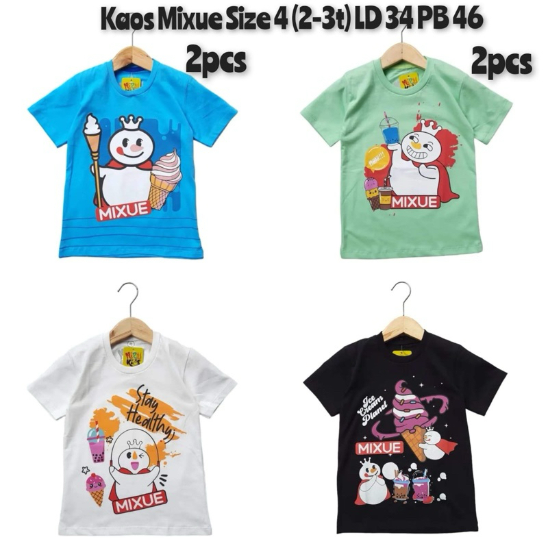 KAOS MIXUE / MIZU KIDS / KAOS ANAK MIXUE / KAOS MIXUE MIZU KIDS / KAOS MIXUE ANAK