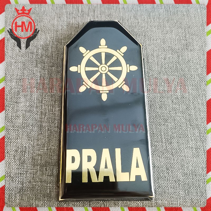Tanda Pundak PRALA Pelayaran Prala Kemudi - Evolet Prala Kemudi Warna Hitam - Harapan Mulya