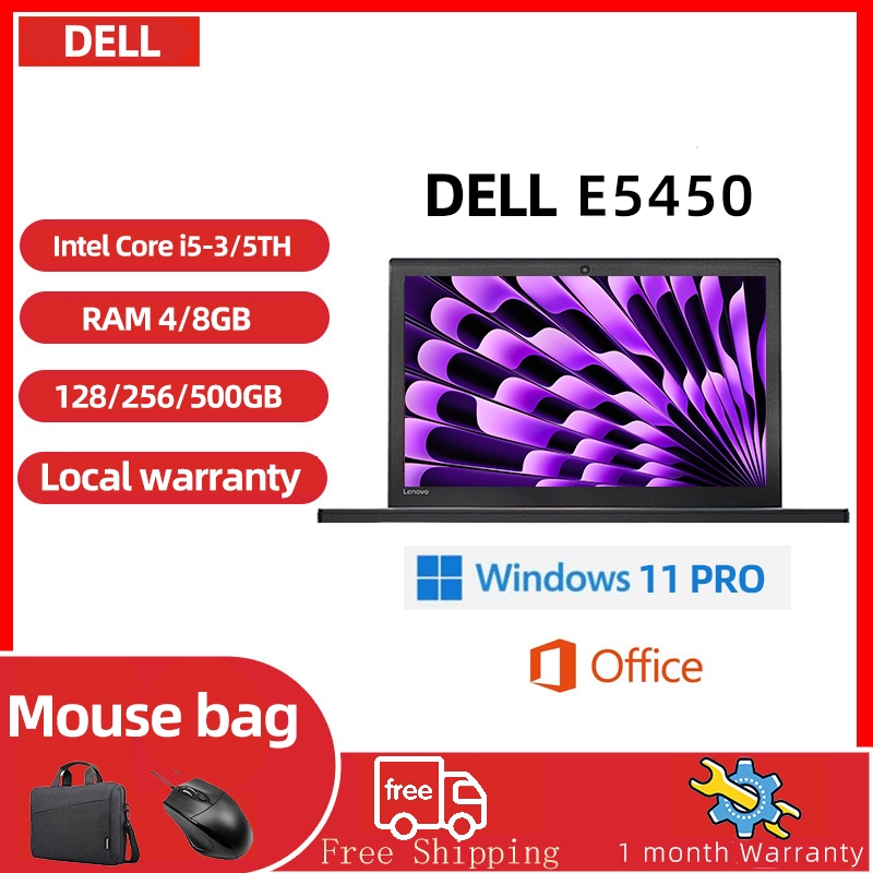 Laptop Dell E5450 Intel Core i5 RAM 8GB SSD 256GB Murah Kualitas Bagus Garansi Toko