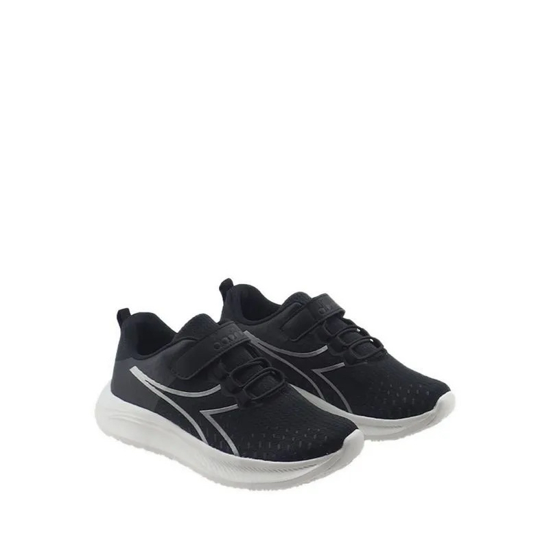SEPATU SEKOLAH ANAK COWOK - Diadora KLARA JR BOY'S CASUAL SHOES - BLACK