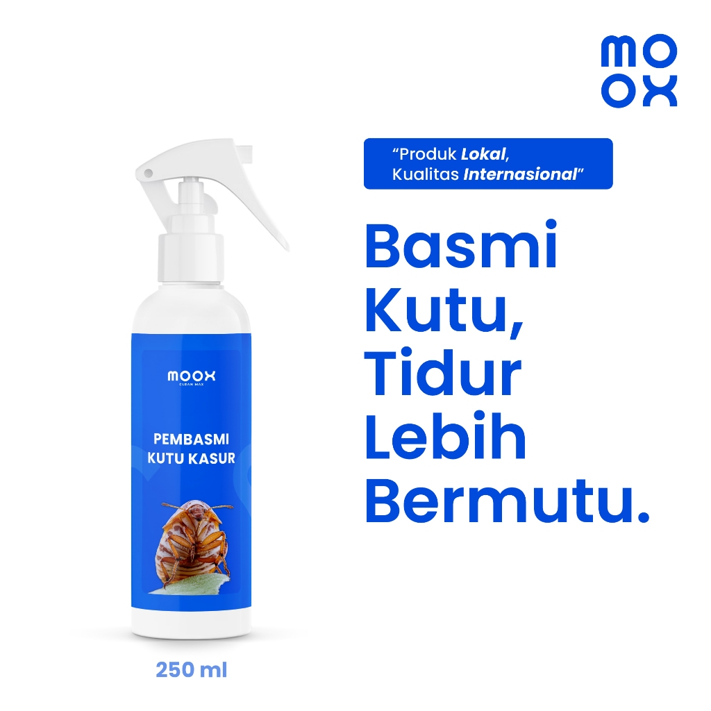Moox Pembasmi anti kutu kasur/tungau/kutu busuk
