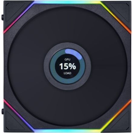 LIAN LI UNI FAN TL LCD 140 REVERSE BLACK SINGLE FAN PACK 140MM CASE FAN CASING