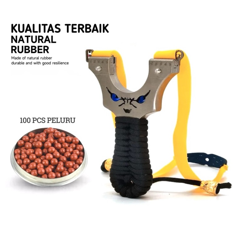 ketapel slingshot modern  maian lontar  catapult stainless KODE R1G3