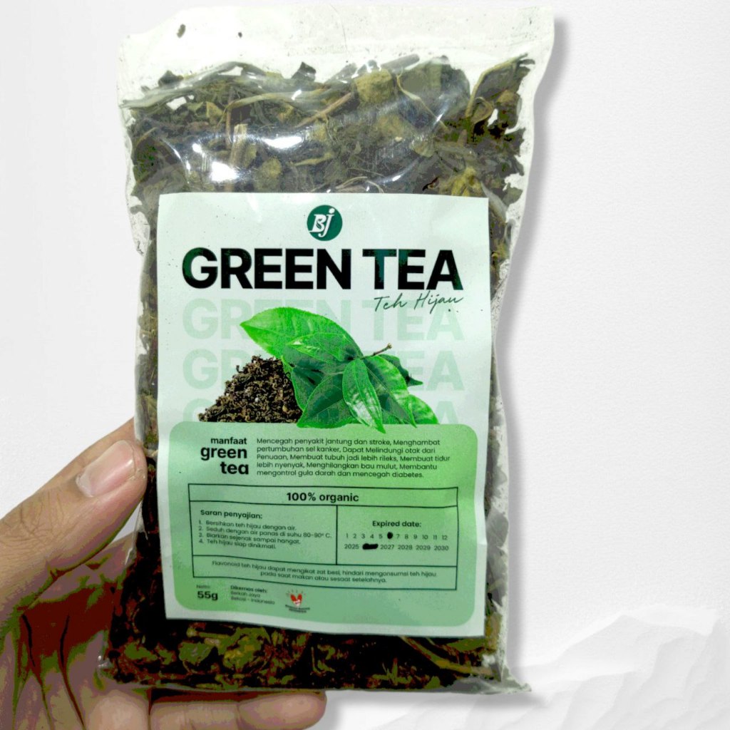 

Teh Hijau / Green Tea 100% Asli dan Alami 55gr