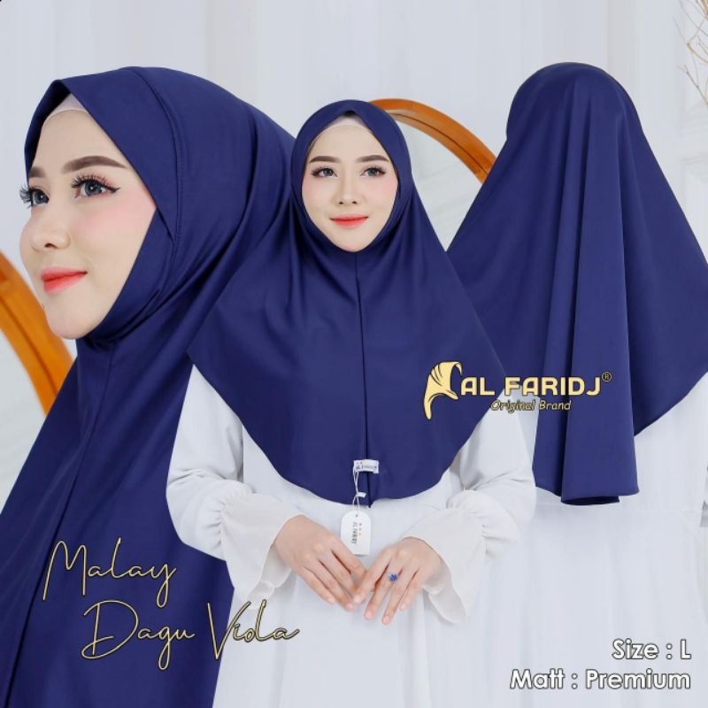 Hijab dagu Malay/ jilbab instan Jersey/ hijab bergo dagu instan