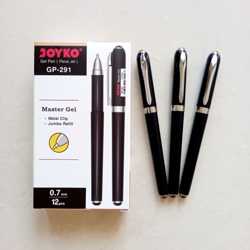 

[ LUSIN MURAH ] Pulpen Gel Pen Pena Jel 0.7 mm Joyko GP - 291 Master Gel