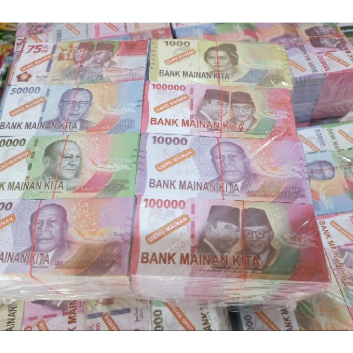 Grosir 1 IKAT UANG MAINAN1 LEMBAR