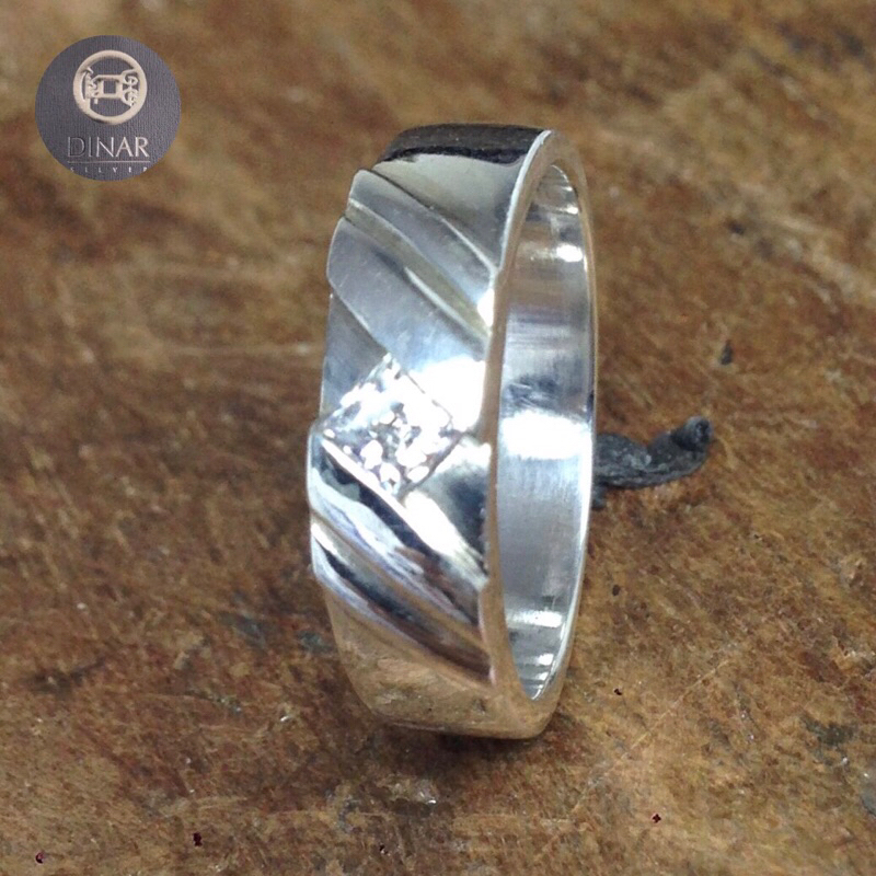 CINCIN NIKAH TUNANGAN PERAK ASLI SILVER 925-Dinar Silver Jewelry