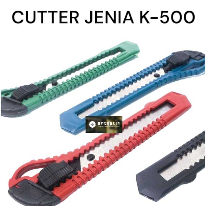 

DY ~ Pisau Cutter Piso Cutter cuter kater Besar Pemotong Dus ATK JENIA