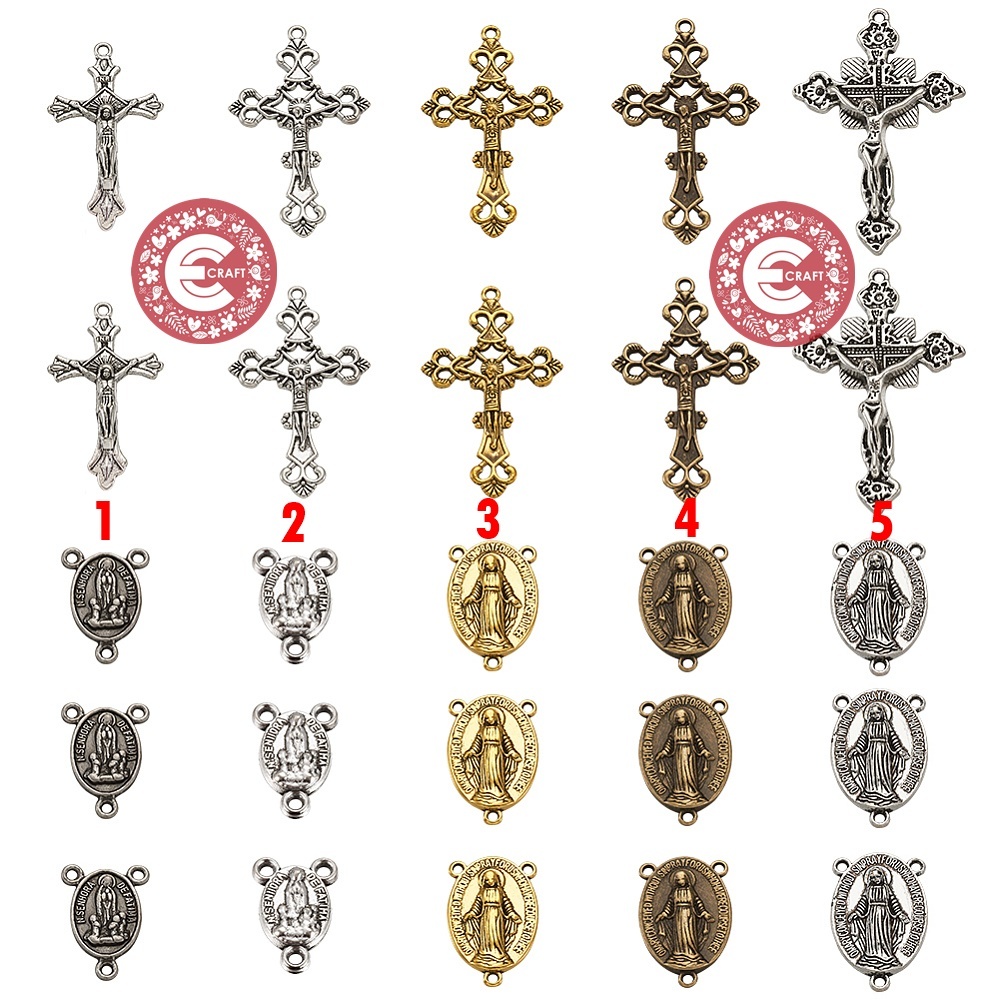 1 SET SALIB+BUNDA MARIA UNTUK KALUNG ROSARIO