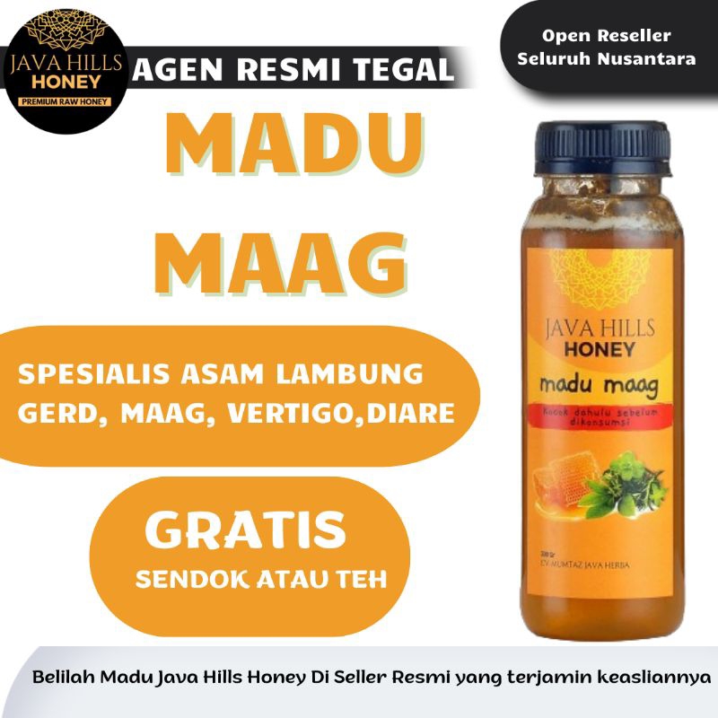 

Madu Maag Java Hills Honey Lambung Gerd Mual Vertigo Maagh Kronis Hernia Diare Herbal Raw Asli Murni Original 100% Premium Javahills 320gr