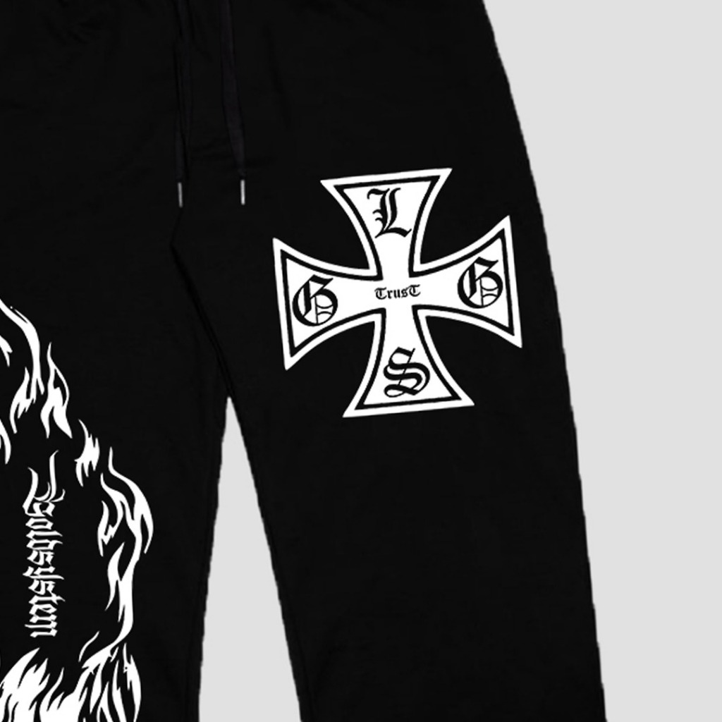 RB GLGS - Celana Panjang Long Pants Fire Skull Fleece Limited