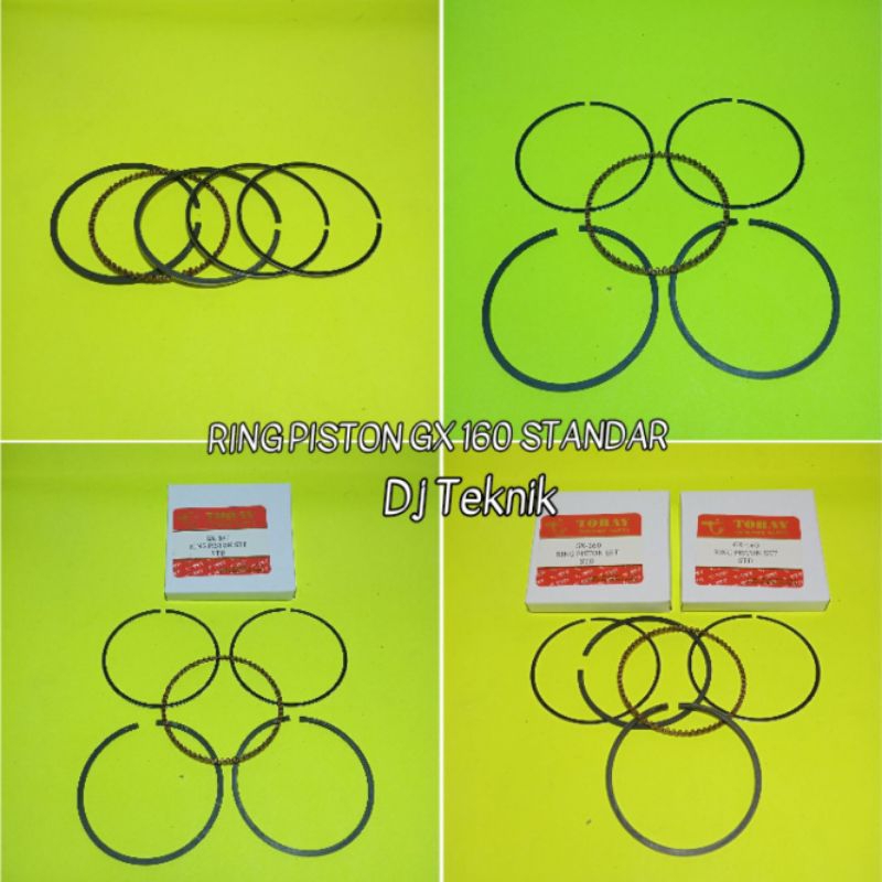 RING PISTON HONDA GX 160 / RING SEHER HONDA GX 160 / RING SET HONDA GX 160 MESIN 5,5 PK STD