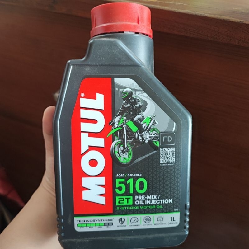 Oli Mesin Motul 2Tak 510 2T Pre-mix / oil injection 1L Original