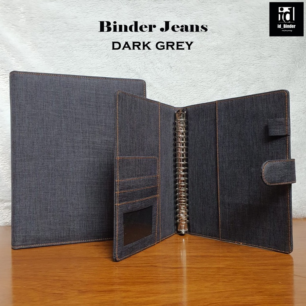 

KODE S42U BINDER BAHAN JEANSDENIM 9 WARNA PILIHAN A5 DAN B5