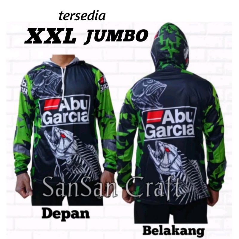 Jersey Mancing Jumbo XXL Ukuran besar Kaos Mancing Jumbo Baju Mancing Jumbo