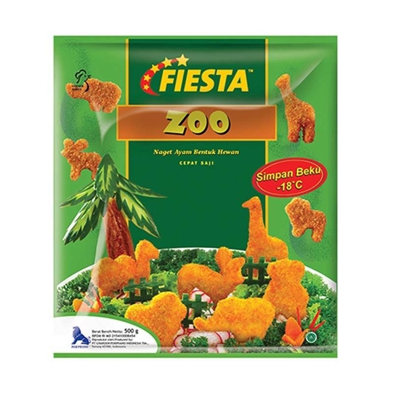 

Fiesta nugget Zoo 500gr / chicken nugget/ naget ayam