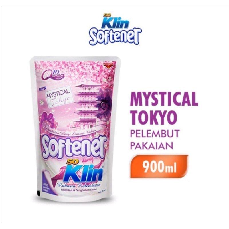 SO KLIN SOFTENER PELEMBUT PEWANGI PAKAIAN 900 ML