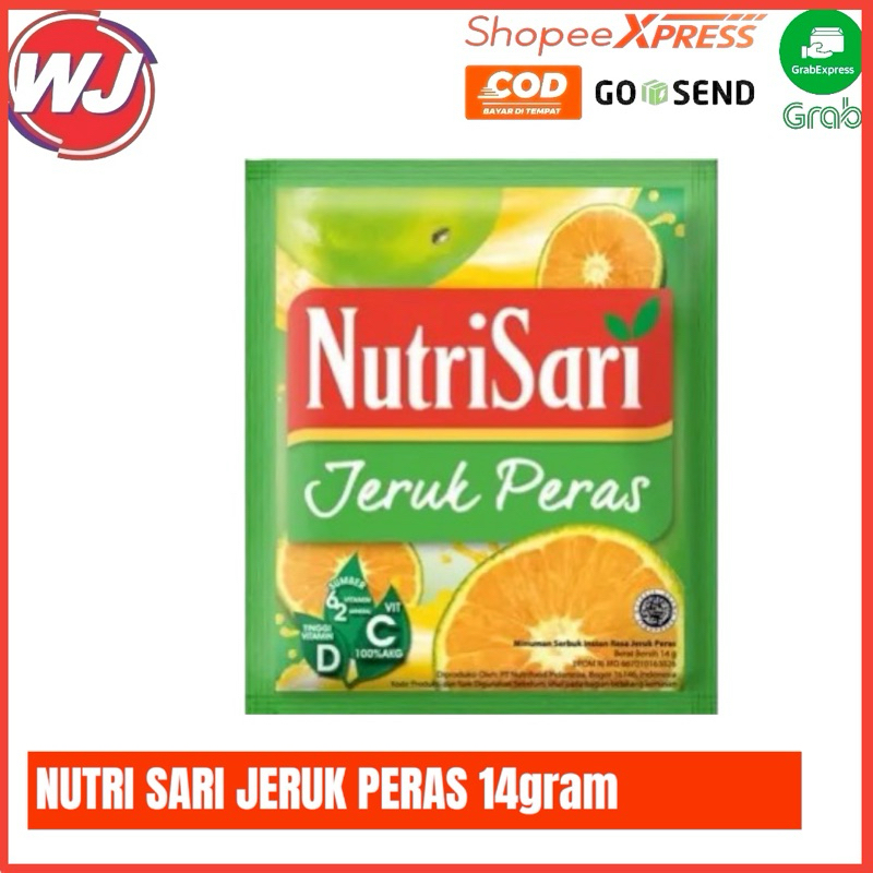 

NUTRSI SARI JERUK PERAS 14gram