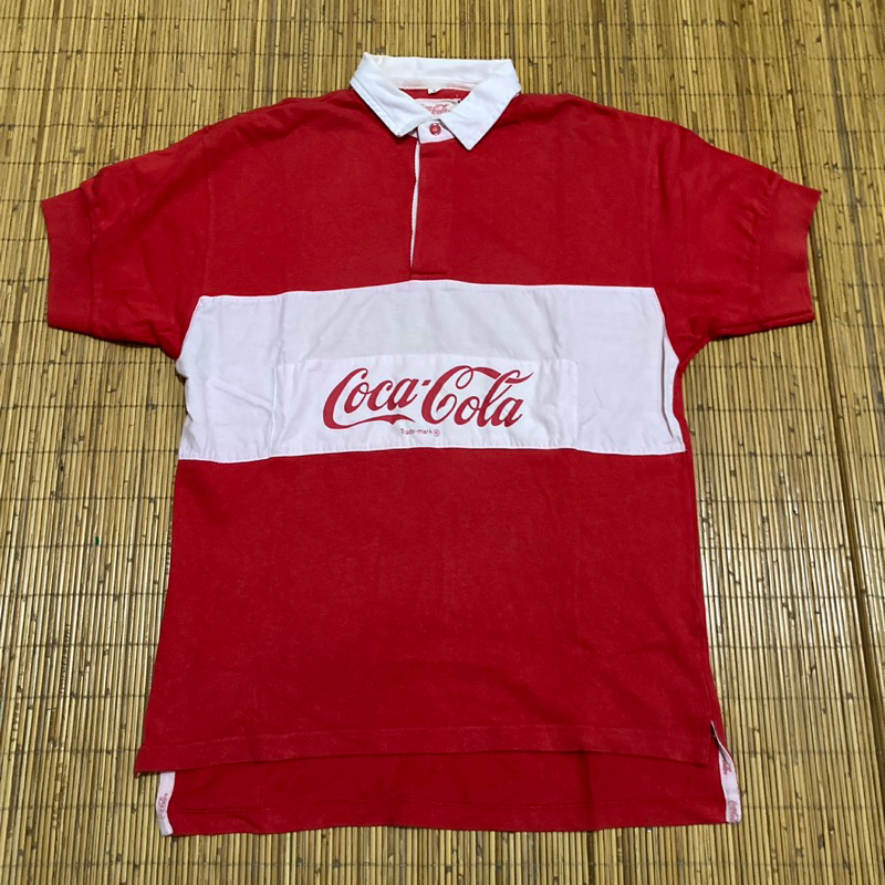 Kaos Rugby Coca cola Vintage