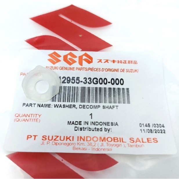 PLASTIK DEKOMPRESI NOKEN AS SUZUKI SPIN / SKYWAVE / SKYDRIVE / HAYATE (12955-33G00-000) ORIGINAL SUZ