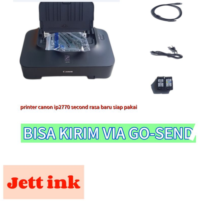 Printer canon normal ip2770 tinggal pakai second rasa baru mulus