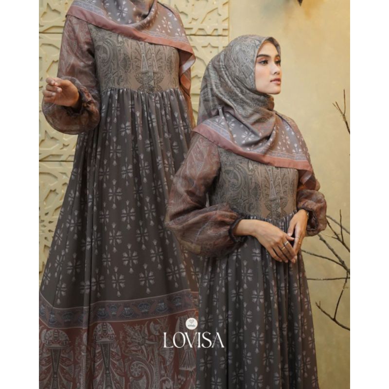 Premium Lovisa Series by Shkata gamis kerudung