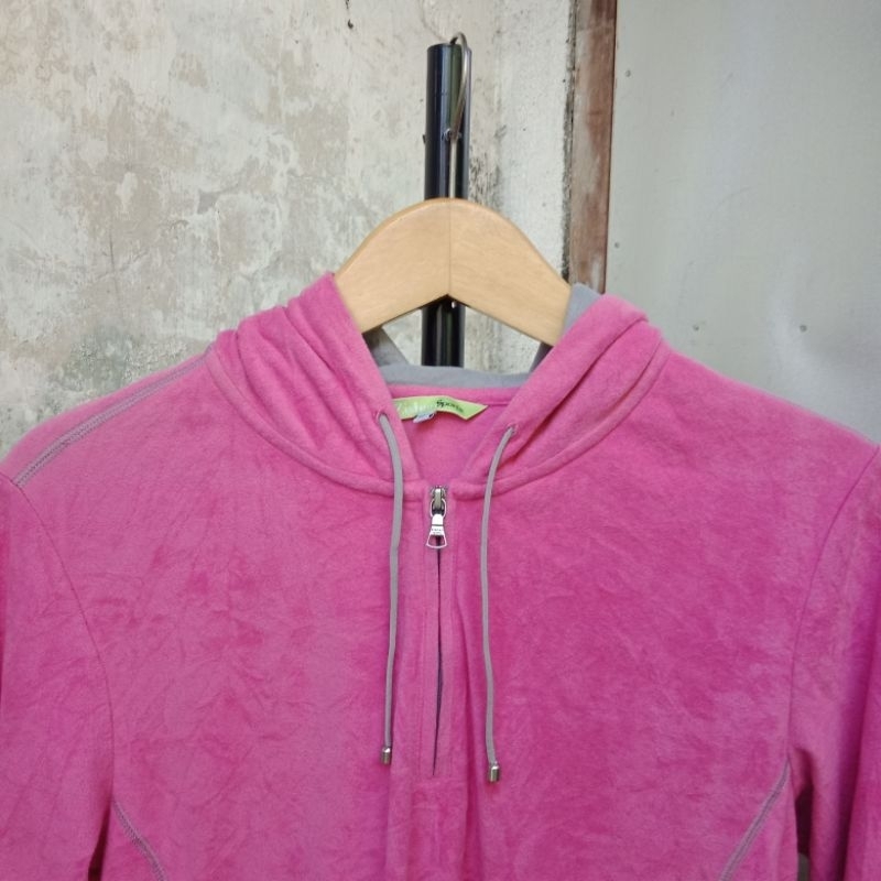 Zip Hoodie Zishen Sport Pink Woman