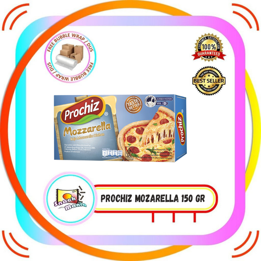 

Prochiz Keju Mozzarella ~ 160 gr Mozarella Mozarela Cheese Blok Kotak