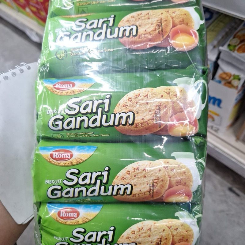 

Sari Gandum Biscuit 149gram roll