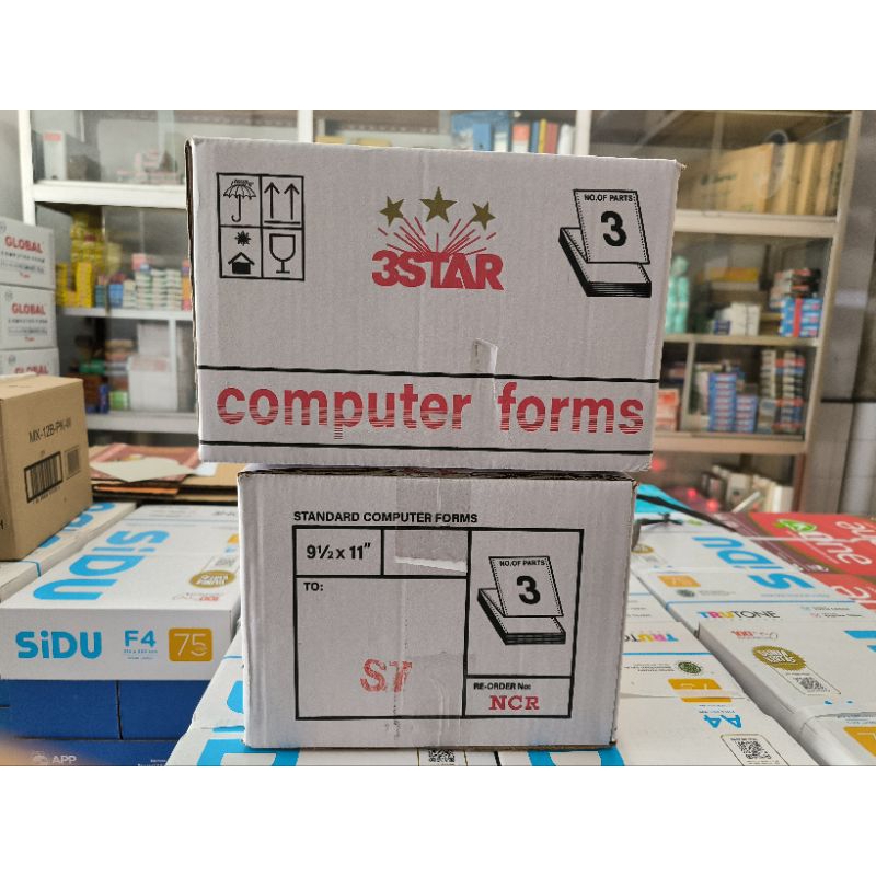 

Computer form 3star 91/2x11 bagi 2 3ply Ncr