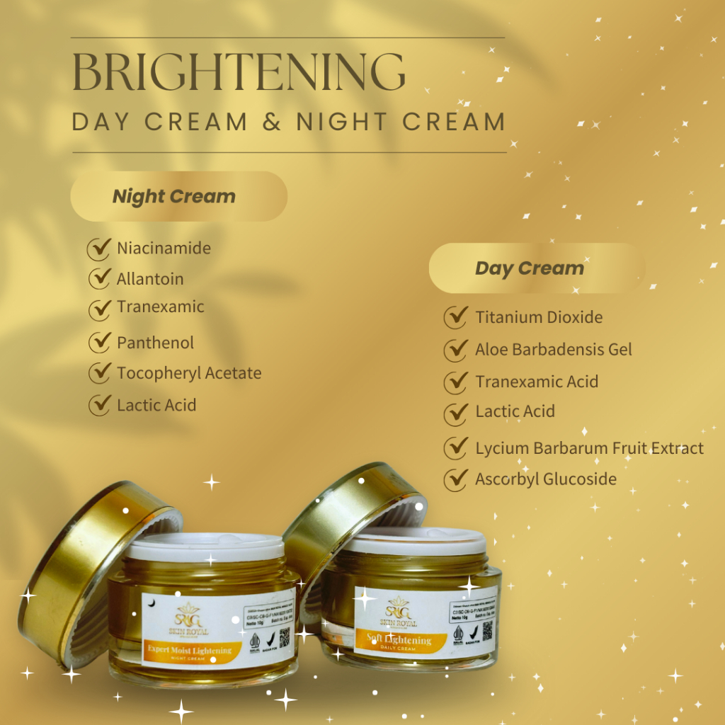 [Best Seller] Day Cream (Soft Lightening Daily Cream) & Night Cream(Expert Moist Lightening Night Cr