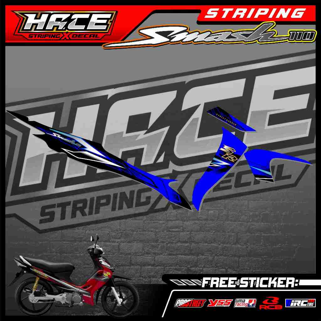 658 STRIPING STICKER SMASH 110 - STRIPING STICKER SMASH 110 PREMIUM GRAFIK