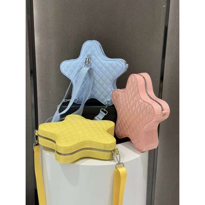 [LILY] Jelly Star Slempang Ransel Tas Jelly Tas Lucu Tas Unik Tas Karakter