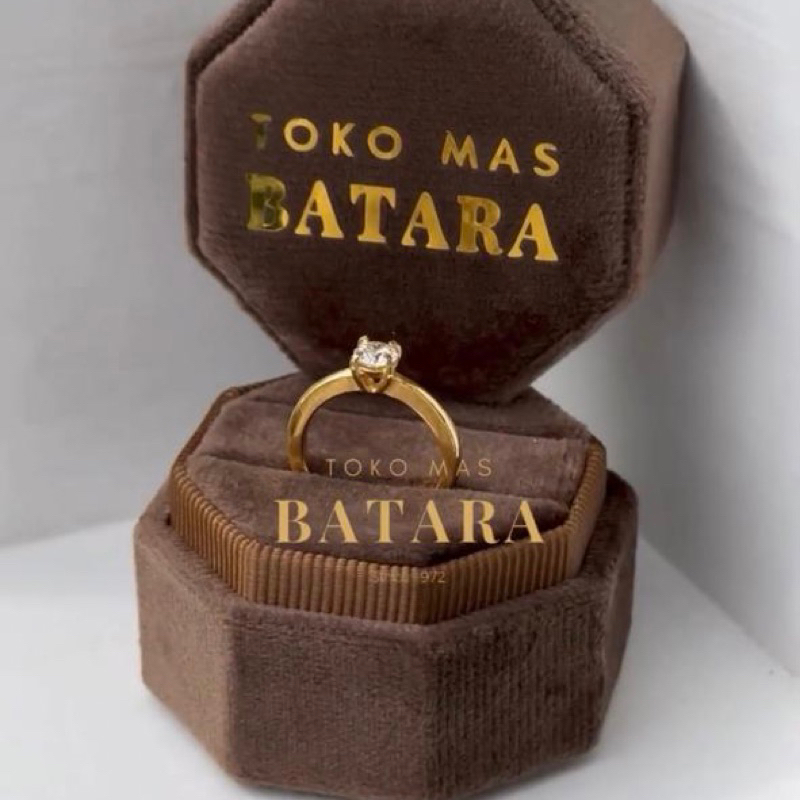 Orderan kak Maisaroh - Cincin Mata Satu Emas 99% (23k) 3.3 gr uk.9