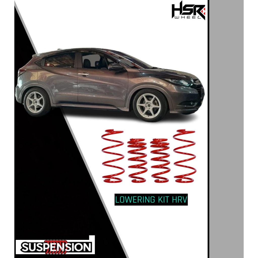 Lowering Kit Hrv - Per Ceper Honda Hrv Merk Hsr Spring - Merah