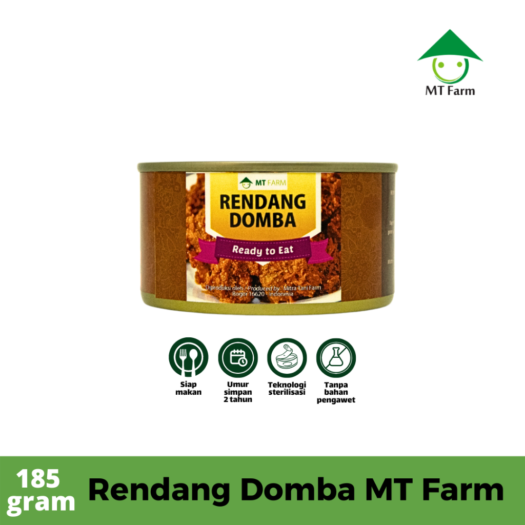 

MT FARM Makanan Rendang Domba Siap Saji 185g