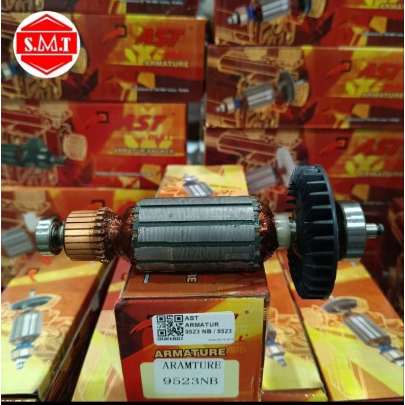 AST 9523NB Armature Angker Rotor Gerinda Makita 9523 NB